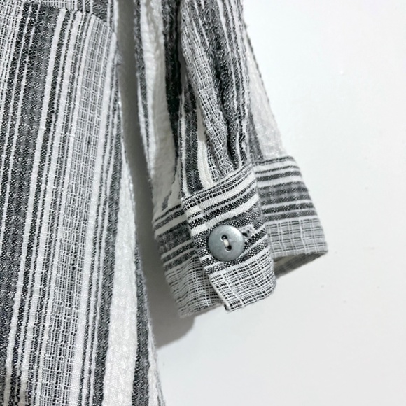 HD in Paris ANTHROPOLOGIE Tie-Waist Striped Shirt Dress - Picture 8 of 12